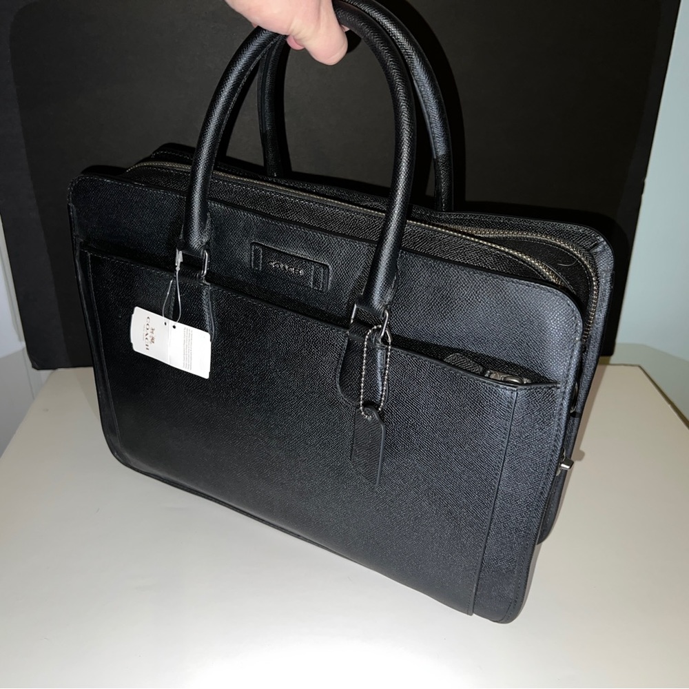 SOLD! NWT Coach Commuter Briefcase in Black
